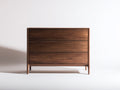 Commode - bois - 110x45x95 cm - marron - style moderne rétro