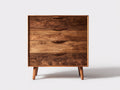 Commode - bois - 90x45x110 cm - marron - style moderne rétro